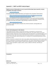 TASK 3 Appendix 3 – SWOT and PEST Analysis Report V3.0 (1).docx