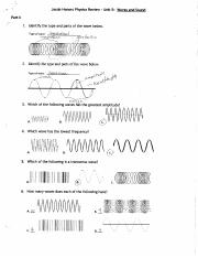 Jacob Honors Physics Review Answer Key, Unit 5 - Waves and Sound.pdf
