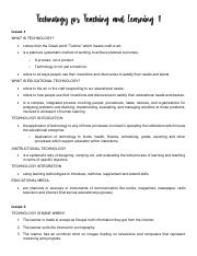 Technology for Teaching and Learning 1 - NOTES_102939.pdf