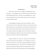 Movie Review Paper