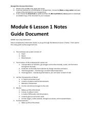 Copy of Module Six Lesson One Notes Guide.pdf