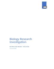 Bio Research Investigation Term 4 - Evolution.docx
