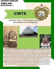 CWTS REACTION PAPER.pdf