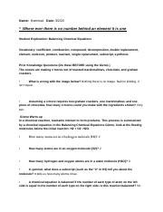 HR - 10GG - Chinguacousy SS (2422) - Balancing Chemical Equations GIZMO.docx
