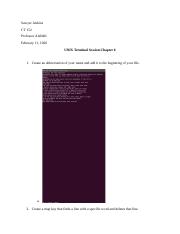 UNIX Terminal Session Chapter 5.docx