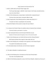 Test 2 Study Guide