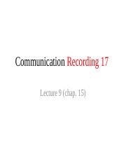 9. Communication (Lec.9).pptx