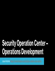 Security Operation Center - Operations Development.pdf