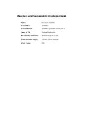 19184951 Business sustainable and developnment- DS.docx