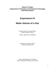 Lab 3 - Molar Volume of a Gas.docx