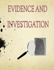 Evidence and Investigation .pdf