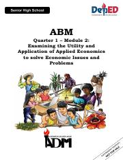 ABM-Applied-Economics-Module-2-Examine-the-Utility-and-Application-of-of-Applied-Economics-to-Solve-