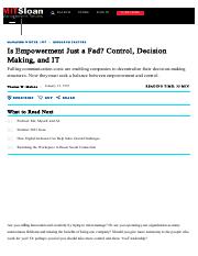 Is Empowerment Just a Fad Control, Decision Making, and IT.pdf