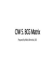 CIW Five BCG matrix_Shimchuk.pdf