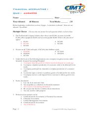Financial Accounting Quiz I ANSWERS.pdf