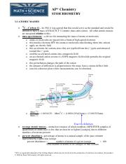 AP Chem - Stoichiometry.pdf