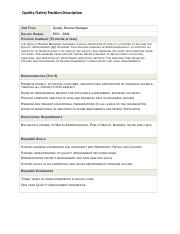 d026 Nurse Quality Position Description.docx