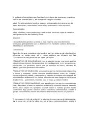 RESPUESTAS DE LAS PREGUNTAS DEL CAPITULO 3 EL PRODUCTO DE LA LOGISTICA Y DE LA CADENA DE SUMINISTROS