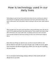 Technology in our daily lives.docx