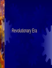 9-12  Revolutionary Era.ppt