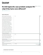 case problem analysis 4 1 what if the facts were different