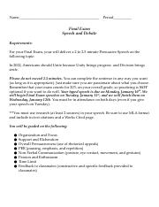 Copy of Final Exam Speech Assignment- Fall 2021 (2).docx