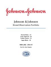 johnson and johnson swot analysis essay