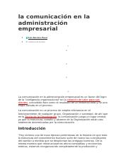 la comunicación en la administración empresarial.docx