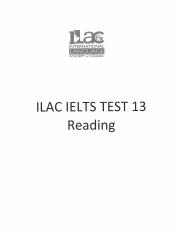 ILAC IELTS Test 13 - Reading.PDF