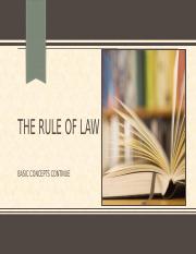 LEARNING UNIT TWO PART THREE THE RULE OF LAW.pptx
