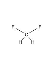 Difluoromethane (structural formula).png