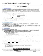 A - Outline - Contracts I - Page.docx