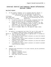 ch08-Internal Control and Computer Based Information.doc