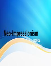 Neo-Impressionism Report.pptx