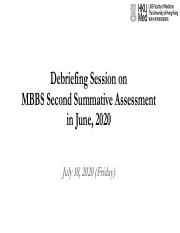 [Powerpoint] MBBS II Summative Debriefing.pdf