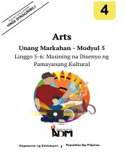 Arts4_q1_mod5_masining-na-disenyo-ng-pamayanang-kultural_v3_FINAL.pdf
