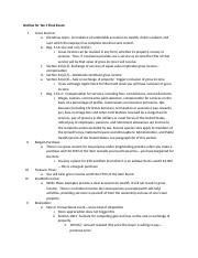 Outline for Tax 1 Final Exam