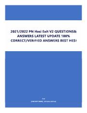 2021-2022 PN Hesi Exit V2 QUESTIONS& ANSWERS LATEST UPDATE 100% CORRECT.pdf