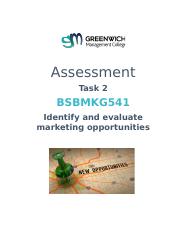 Assessment Task 2 - BSBMKG541 V1.1.docx