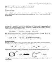 23 - Nitrogen compounds & pharmaceuticals.doc