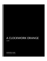 A Clockwork Orange  MOVIE REVIEW.docx