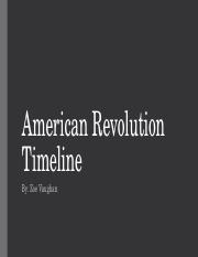 American Revolution Timeline.pptx