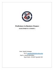 Proficiency in Business Finance_ASSIGNMENT-1_Term-2_Sep22(Vignesh Arumugam).docx