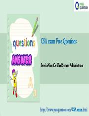 ServiceNow Certified System Administrator CSA exam questions.pdf
