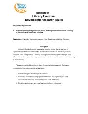 library research assignment pdf