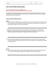 Life Reef Interactivity Worksheet (related to task 1).doc