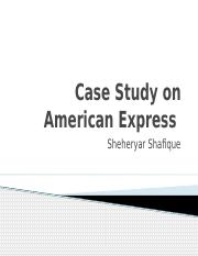 american express case