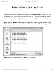 Jython - NetBeans Plugin and Project.pdf