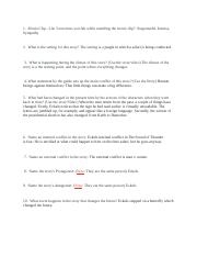 A Sound of Thunder - Elements of Fiction Quiz.docx