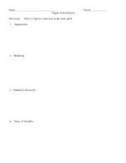 USII Chapter 24  test review student worksheet